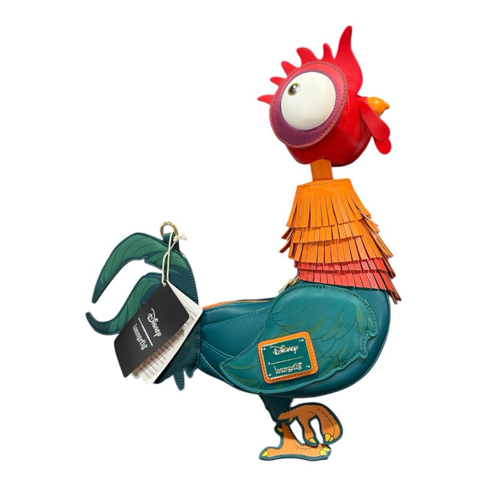 Loungefly Heihei Plush and Crossbody Bag Set of 2 for Fans. - Picture 6 of 9